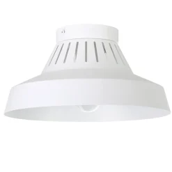 Best GoodHome Plafonnier E27 42W Yarra blanc mat H.15.5 x Ø30 cm