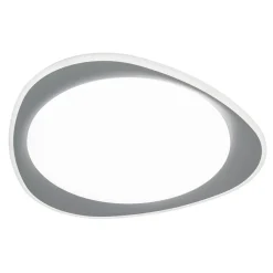 Best Näve Plafonnier LED TOKIO 45,5 cm metal plastique blanc dimmable memoire hauteur 5,7 cm