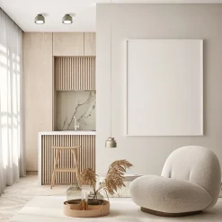 Vivida International Plafonnier Pour Salon<Plafonnier moderne BOTTONE en aluminium Sabbia 1xGX53