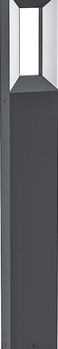 Best Eglo Potelet LED Riforano noir IP44 550lm