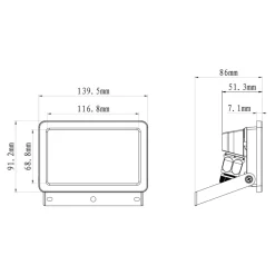 Discount GoodHome Projecteur LED extérieur blanc IP65 2300lm 20W , Lucan