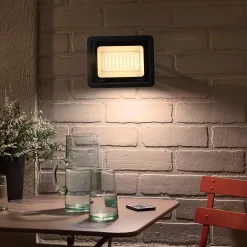 Alpinaluz Projecteur Extérieur<Projecteur LED Extérieur IP65 Imperméable 50W 4750Lm 3000K Lumière Chaude pour Maison Garage Jardin Terrasse Champ