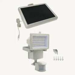 3M France Projecteur Extérieur<Projecteur solaire à détection de mouvements - 1000 lumens - Chromex