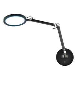 Fabas Luce Applique Murale Pour Cuisine|Applique Murale Pour Salle À Manger<Regina - Applique murale ronde réglable - Applique murale LED 9W à intensité variable CCT (3000K, 4000K, 5000 K, 6000K) - Noir