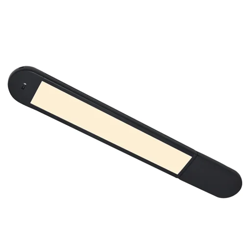 Luminaire Pour Dressing<Reglette LED sous meuble sur batterie noir IP20 L.30 x l.4,1 cm