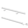 Best Silamp Réglette LED 150cm 72W (Pack de 30) - Blanc Froid 6000K - 8000K -