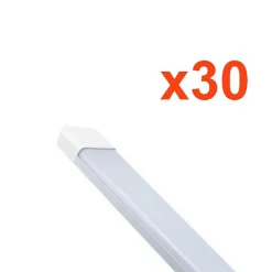 Best Silamp Réglette LED 150cm 72W (Pack de 30) - Blanc Froid 6000K - 8000K -