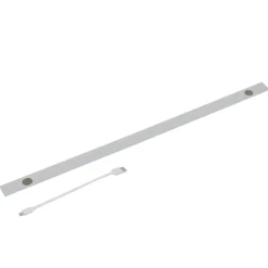 GoodHome Luminaire Pour Dressing<Réglette sous meuble Fiennes LED intégrée blanc neutre IP20 260lm 3.7W L.54xl.4,1xH.2cm blanc