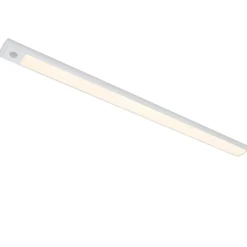 GoodHome Luminaire Pour Dressing<Réglette sous meuble Fiennes LED intégrée blanc neutre IP20 260lm 3.7W L.54xl.4,1xH.2cm blanc