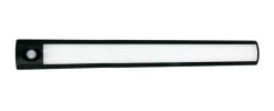 GoodHome Luminaire Pour Dressing<Réglette sous meuble Fiennes LED intégrée blanc neutre IP20 260lm 3.7W L.54xl.4,1xH.2cm noir