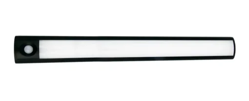 GoodHome Luminaire Pour Dressing<Réglette sous meuble Fiennes LED intégrée blanc neutre IP20 260lm 3.7W L.54xl.4,1xH.2cm noir