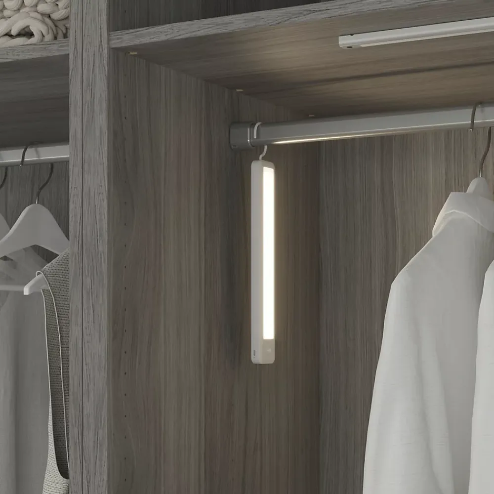 Luminaire Pour Dressing<Réglette sous meuble Mangalia LED intégrée blanc neutre IP20 120lm 2.3W L.27xl.4,7cm blanc Goodhome