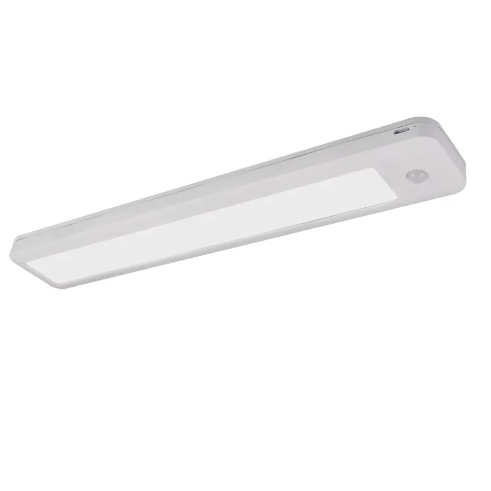 Luminaire Pour Dressing<Réglette sous meuble Mangalia LED intégrée blanc neutre IP20 120lm 2.3W L.27xl.4,7cm blanc Goodhome