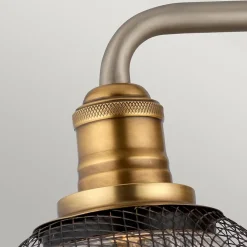 Sale Elstead Lighting Rigby Hinkley Applique Murale à 3 Lumières Nickel Antique avec Laiton Héritage IP44