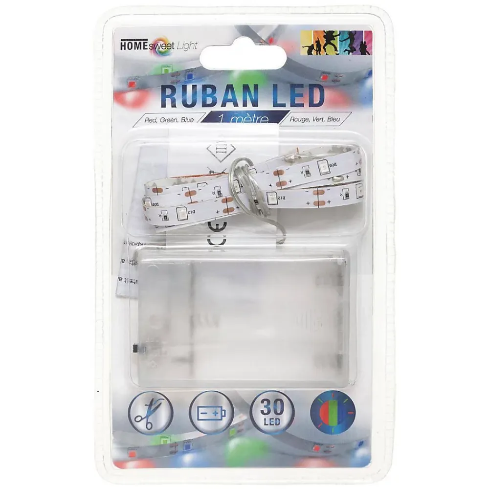 Best Atmosphera Créateur D'Intérieur Ruban LED à pile - L130 cm - Atmosphera