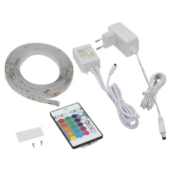 Best GoodHome Ruban lumineux Waldeck LED intégrée variation de blancs et de couleurs IP20 dimmable 1200lm 16W L.300cm blanc