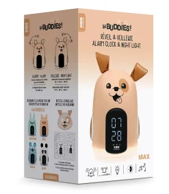 Outlet Réveil veilleuse - BIGBEN - Forme chien - Affichage LED, 3 mélodies, Intensité réglable, Alim. 230V