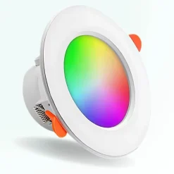 Zengo Ampoule Connectée<Spot connecté à encastrer type downlight 3.5" 10w - wifi - rgbw