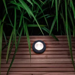 Corep Éclairage Solaire|Spot À Encastrer Et À Piquer Extérieur<Spot d'extérieur encastrable LED integrée Manaus noir IP67