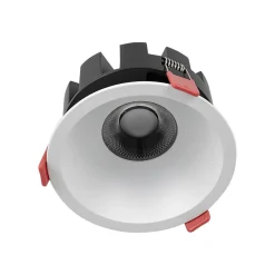 Alpinaluz Spot Encastrable<Spot encastré LED 20W, température de couleur réglable, rond, interrupteur à bouton-poussoir Osram et driver KGP, blanco