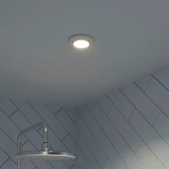GoodHome Spot Encastrable|Spot Encastrable De Salle De Bains<Spot encastrable Burnell LED intégrée blanc neutre dimmable IP65 450lm 6.2W Ø8.5xH.4cm blanc