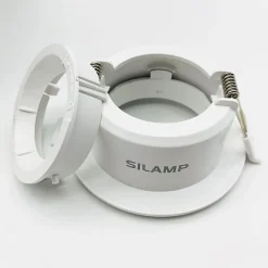 Silumen Spot Encastrable GU10 LED Orientable Rond BLANC - - Compatible avec les ampoules GU10