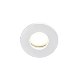 GoodHome Spot Encastrable|Spot Encastrable De Salle De Bains<Spot encastrable Hades GU5.3 blanc neutre IP65 345lm 4.4W Ø8xH.8.2cm blanc