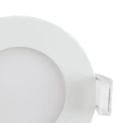 Sale GoodHome Spot encastrable Karluk LED intégrée variation de blancs IP65 600lm 6.5W Ø8xH.2,4cm blanc