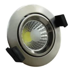 Best Silumen Spot Encastrable LED COB Rond Orientable 8W 60 ALU - Blanc Chaud 2300k - 3500k -