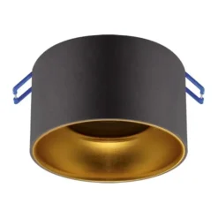 Silumen Spot Encastrable<Spot Encastrable Noir et Or pour Ampoule GU10 - - Aluminium