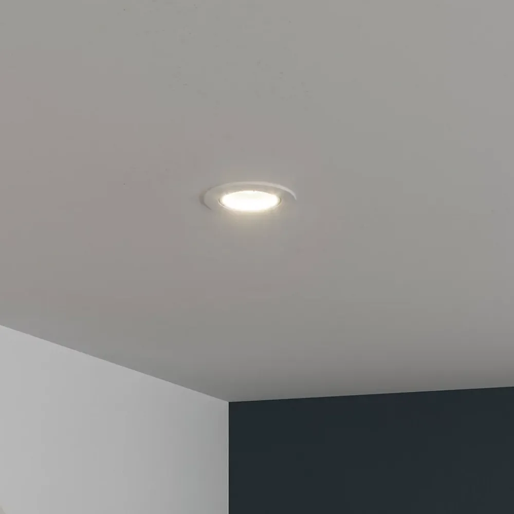 GoodHome Spot Encastrable|Spot<Spot encastrable Salk GU10 blanc neutre IP20 450lm 4.9W Ø8.5xH.9.4cm blanc