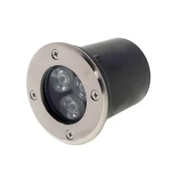 Silamp Spot Extérieur Encastrable LED IP65 220V Sol 3W 18 degrés - Blanc Froid 6000K - 8000K -