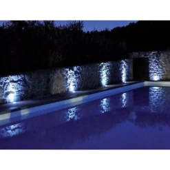 Silamp Spot Extérieur Encastrable LED IP65 220V Sol 1W 18 degrés - Blanc Froid 6000K - 8000K -