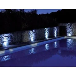 Silamp Spot À Encastrer Et À Piquer Extérieur<Spot Extérieur Encastrable LED IP65 220V Sol 3W 45 degrés (Pack de 5) - Blanc Chaud 2300K - 3500K -