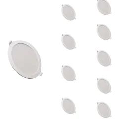 Silumen Spot Encastrable De Salle De Bains<Spot LED - - Extra Plat 12W - CCT 3000K/4000K/6000K - 1160 Lumens - IP20