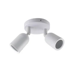 Silumen Spot Encastrable De Salle De Bains<Spot LED en Saillie Double Orientable BLANC pour Ampoule GU10 - - Blanc