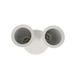 Silumen Spot Encastrable De Salle De Bains<Spot LED en Saillie Double Orientable BLANC pour Ampoule GU10 - - Blanc