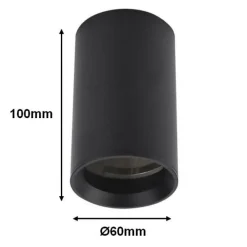 Best Silumen Spot LED en saillie pour intérieur - - Noir - Technologie LED