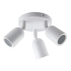 Silumen Spot Encastrable De Salle De Bains<Spot LED en saillie Triple Orientable BLANC pour ampoule GU10 - - Classe énergétique A+