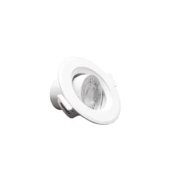 Silumen Spot LED Encastrable - - Rond - 8W - Blanc Chaud 2300k - 640 Lm - Métal