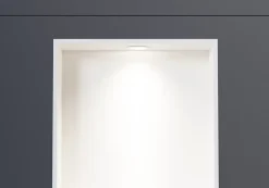 Bernstein Spot Encastrable De Salle De Bains<Spot LED encastrable avec cadre Blanc mat, lumière réglable blanc neutre - 45x22,3cm - IP65
