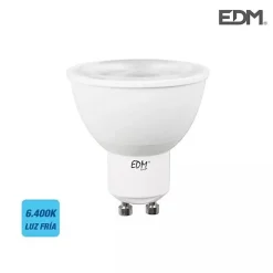 Sale EDM Spot LED GU10 7W Dicroïque équivalent à 50W - Blanc du Jour 6400K - 98251