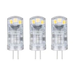 Paulmann Ampoule G4<Standard 12 V Culot à ergots LED G4 Kit de 3 3x200lm 3x1,8W 2700K Clair