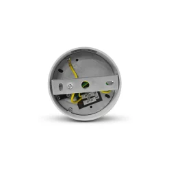 Outlet Miidex Lighting Support de Spot LED GU10 Cylindre Blanc/Doré IP20 96mm