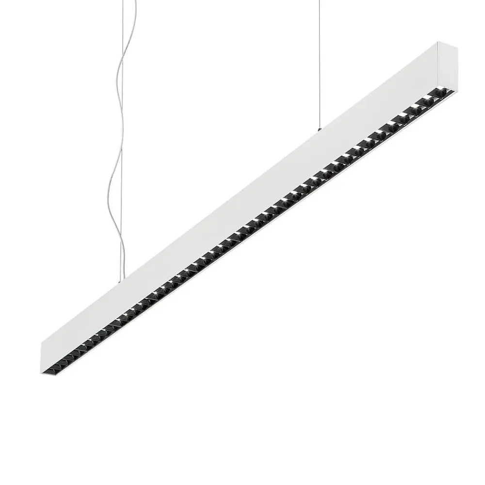 Best Ideal Lux Suspendu décoratif à barre droite linéaire à DEL Blanc, 4000K