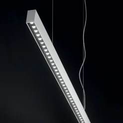 Best Ideal Lux Suspendu décoratif à barre droite linéaire à DEL Blanc, 4000K