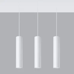 Silamp Suspension Et Lustre<Suspension 3 Lampes Blanc pour Ampoules GU10 -