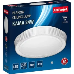 Activejet Panneau Led<Suspension AJE-KAMA Blanc (80 x 80 x 9,8 cm)