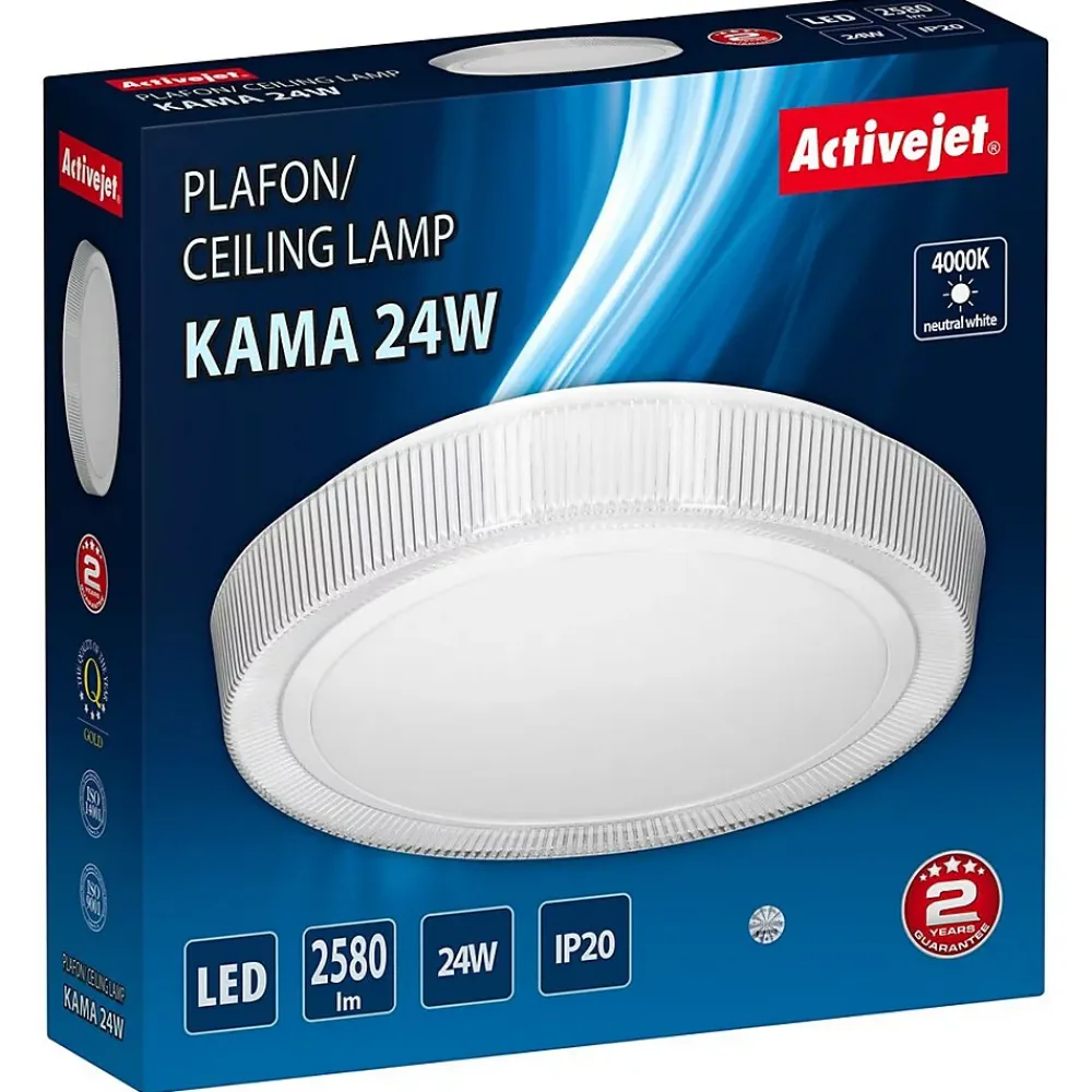 Activejet Panneau Led<Suspension AJE-KAMA Blanc (80 x 80 x 9,8 cm)