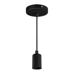 Silamp Suspension Et Lustre<Suspension Ampoule E27 100cm Noir -